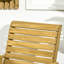 Chaise berçante d'extérieur en bois Outsunny