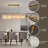 Ansley Modern 54" 10-Lights Drum Alabaster Rectangle Kitchen Island Chandelier