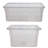 Rebrilliant Polyethylene Plastic Underbed Storage