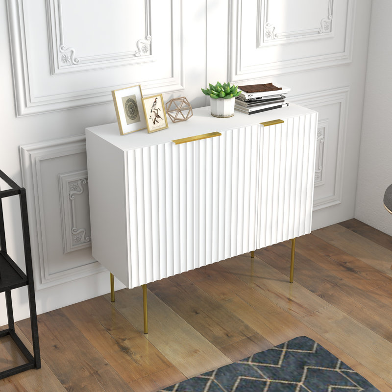 Armoire d'appoint en acier Marvers, Gris
