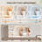 81"W Large Makeup Vanity with Adjustable LED Lighting and Charge Station-1191926033