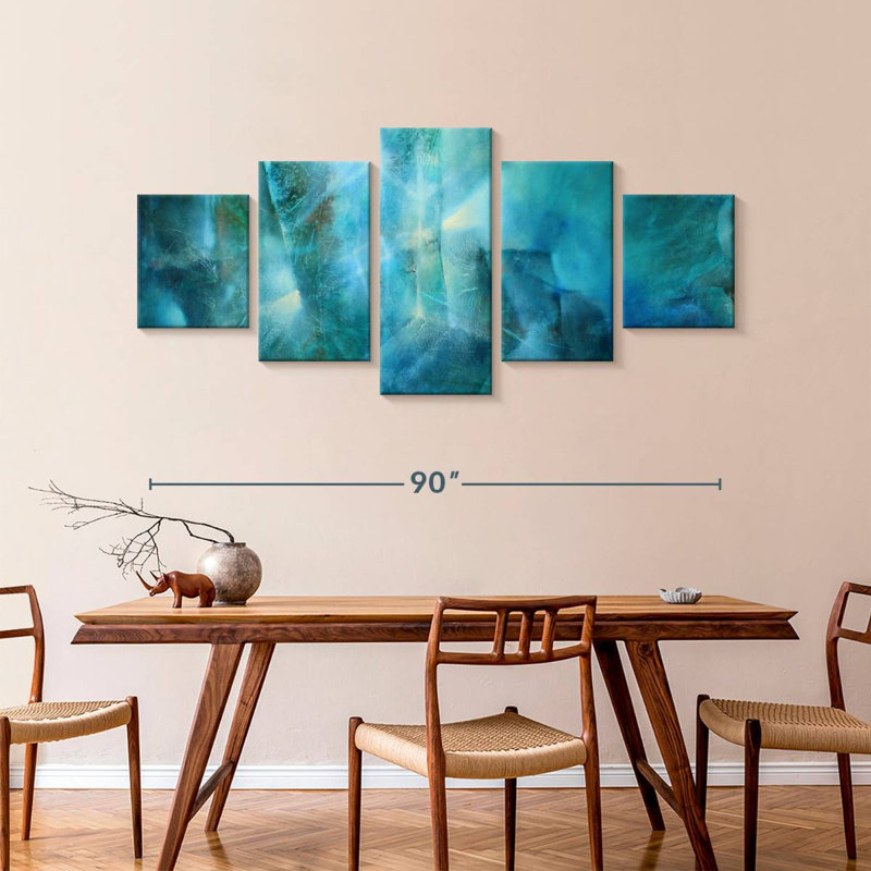 Emerald, 42" H x 92" W