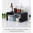 Tower Yamazaki Home Stackable Kitchen Rack, Storage Organizer Counter Shelf, Small, Stack up to Two-46492097-46492098