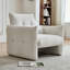 Chaise d'appoint moderne capitonnée, chaise simple rembourrée avec coussin lombaire pour espaces intérieurs