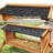Weatherproof Chicken Nest Box with Asphalt Roof & Perch Swing