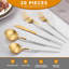 20-Piece Stainless Steel Flatware Set, Cutlery Set For 4, Durable And Dishwasher Safe Kitchen Utensils-225522610