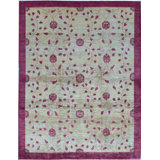 Hand-Knotted High-Quality Gold Area Rug