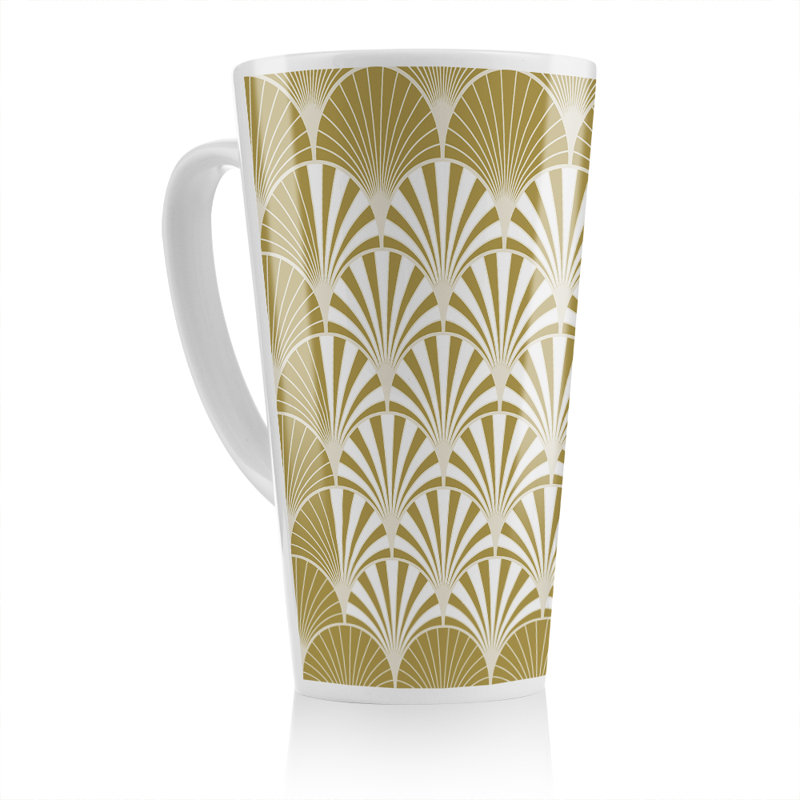 Semi Circles Latte Mug