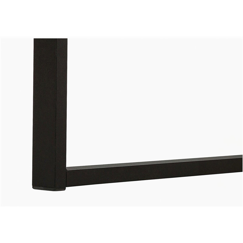 Bureau d'ordinateur, bureau personnel, ordinateur portable, installation à gauche, à droite, tiroirs de rangement, l 48 po, travail, stratifié beige, métal noir, contemporain, moderne