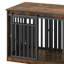 Archie & Oscar™ 71'' Double Dog Crate Furniture With Sliding Doors & Bowl-872937091
