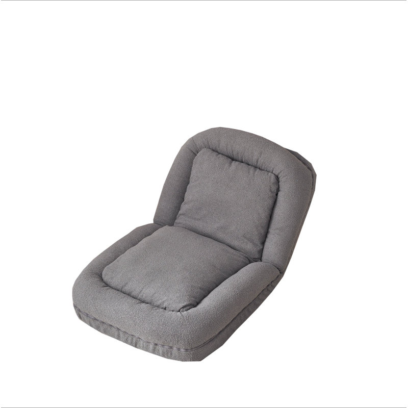 Canapé-lit triple rabattable, GY, Coton gris