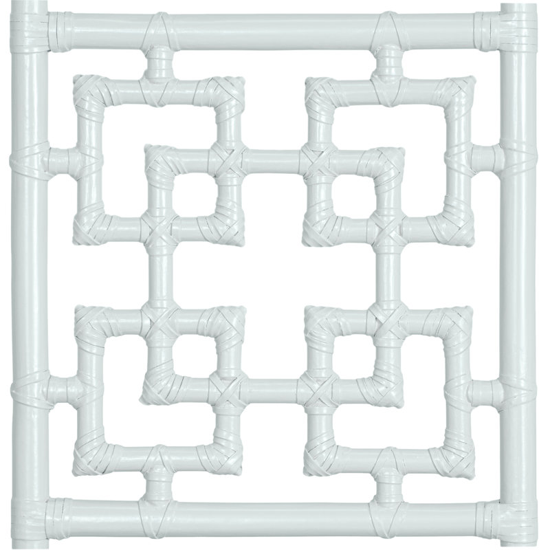 Palm Springs Open-Frame Headboard, Twin, Light Blue