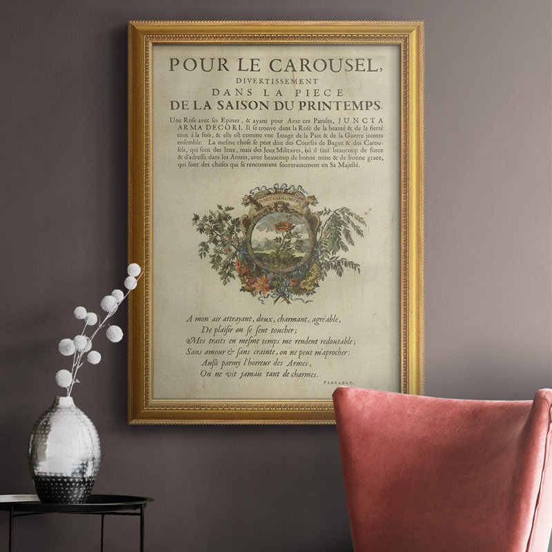 Ex-libris embelli une toile encadrée de qualité supérieure - prêt à être accroché, H 20 po x l 16 po x P 2,5 po