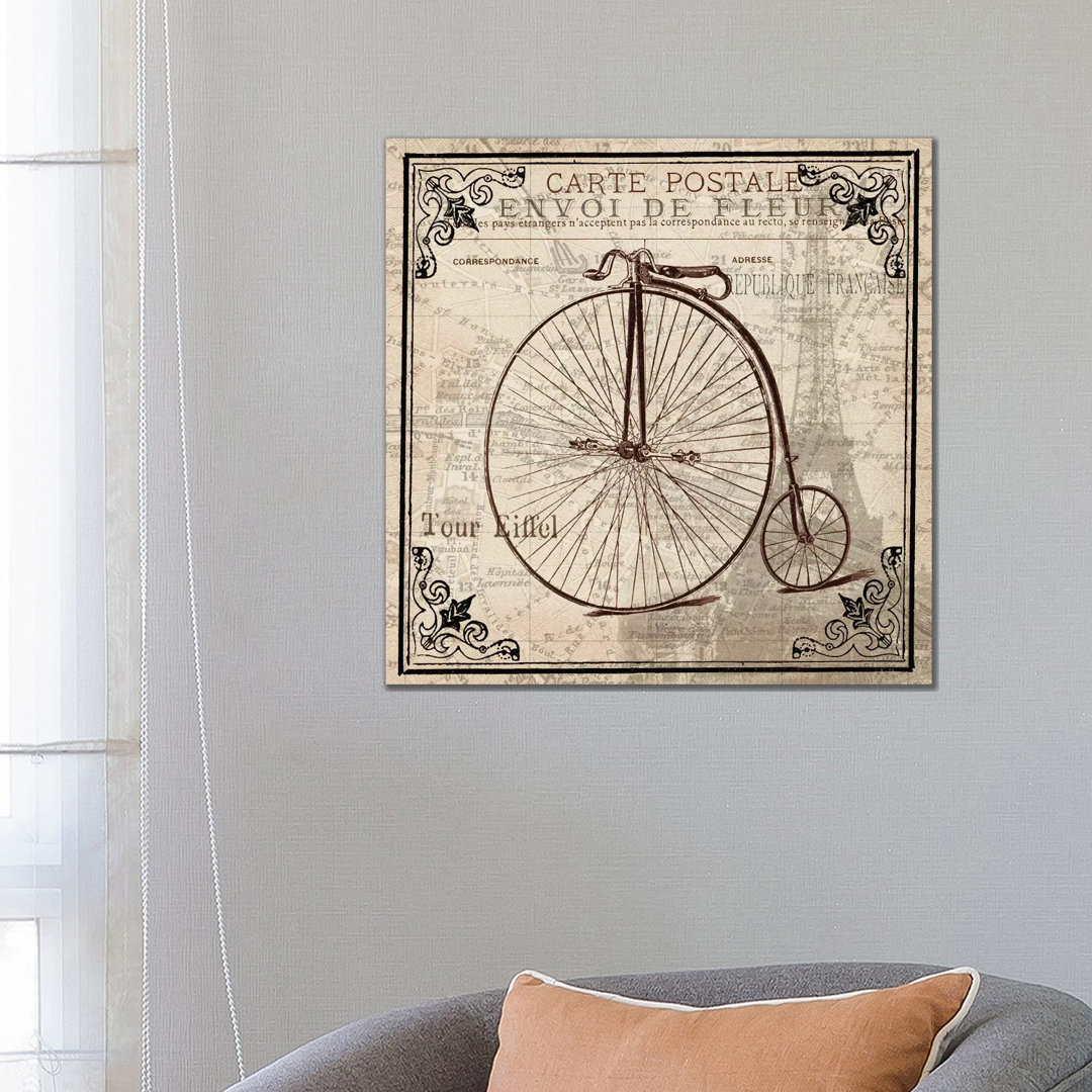 Paris Transport II by Tre Sorelle Studios - Wrapped Canvas Painting