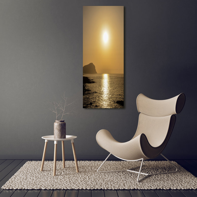 Sunset Sea - Wrapped Canvas Print