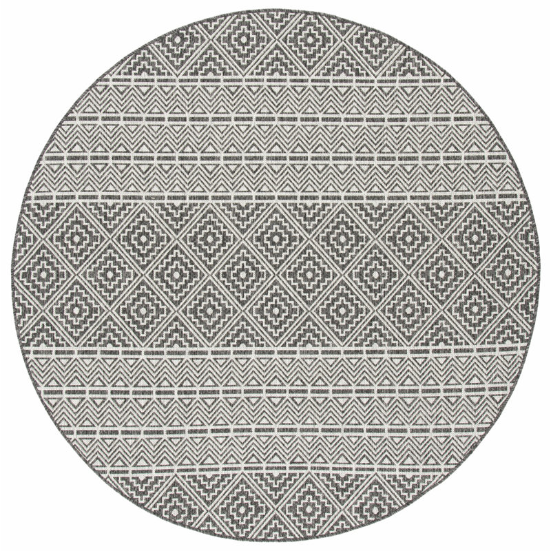 Tapis d'intérieur / extérieur Sulligent Performance Southwestern, Rond 6 pi 7 po