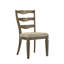 Chaise d'appoint en bois (ensemble de 2)