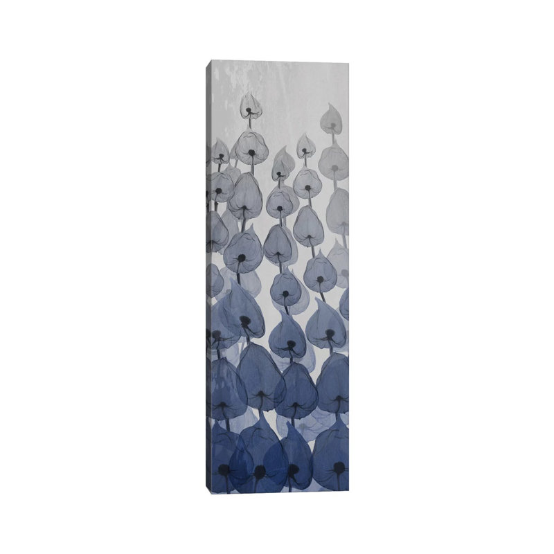 Sapphire Blooms I by Albert Koetsier - Wrapped Canvas Panoramic Print, 30.48 cm H x 91.44 cm W x 1.91 cm D