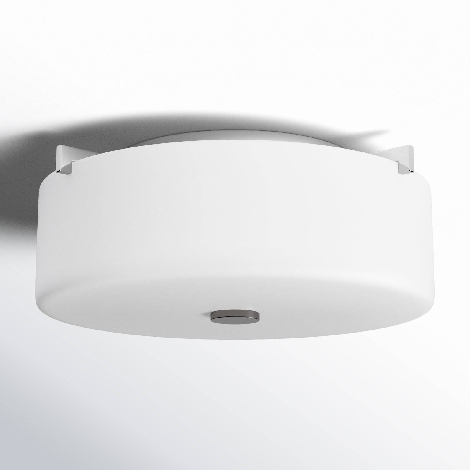 Kyoto 2 Light Flush Mount, Chrome, No, No
