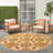 Mamini Aloha  Geometric Multicolor Indoor/Outdoor Area Rug-2136792983