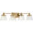 Rayleigh 4 - Light Vanity Light with Seeded Glass Shades-540892063