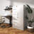 Metal Storage Vertical Filing Cabinet with Lock,  Steel File Locker with 4 Drawers and 1 door for School, Living Room, Bedroom, Office
