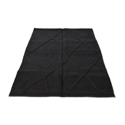 Tapis noir 3x5