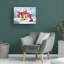 Christmas Gnomes With Rabbit - Sans cadre sur toile-1082330617