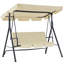 3 Person Porch Swing with Canopy-426960074