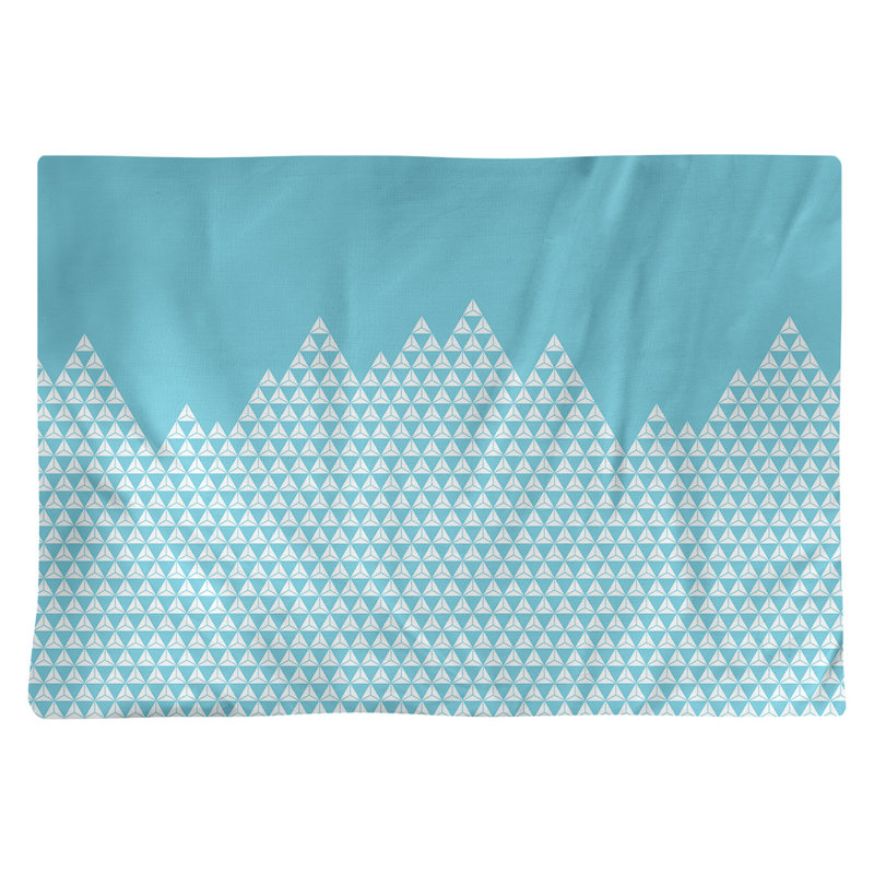 Napperon en coton 18 po Mountain, Bleu sarcelle