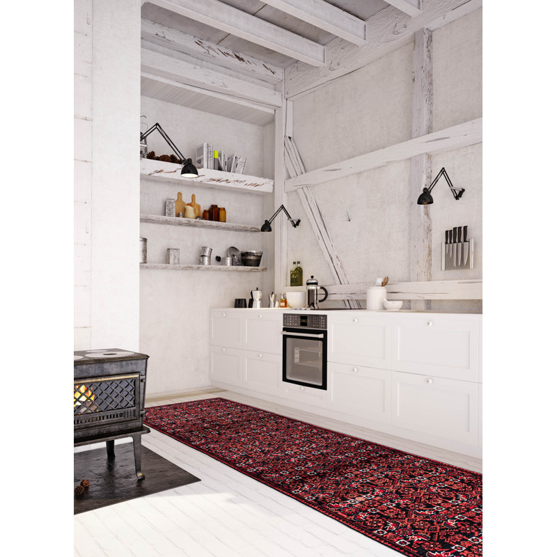 Tapis rouge Andelz 2 pi 8 po x 12 pi 6 po