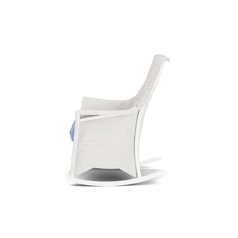 Mandalay Outdoor Rocker Chair, Demo Skyway, White