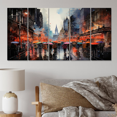 " The Hong Kong Protests II " 5 - Pieces
