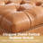Faux Leather Handmade Ottoman with Storage