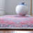 Kingsford Oriental Cotton Blue/Rust Area Rug-1101945643