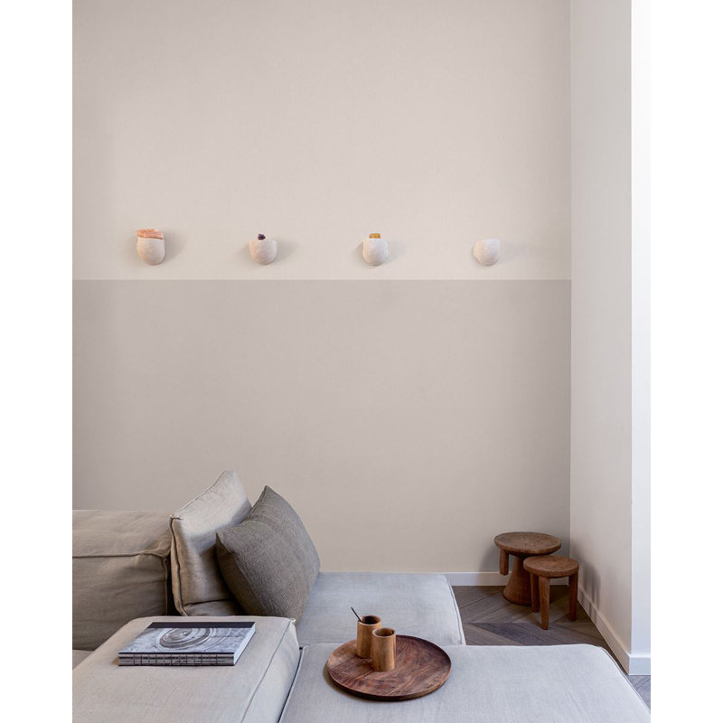 Papier peint texturé, Gris moyen