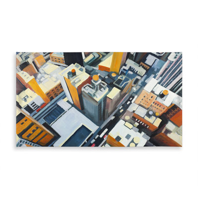 Orange Tablecloth | New York Skyline | Indoor/Outdoor Decor