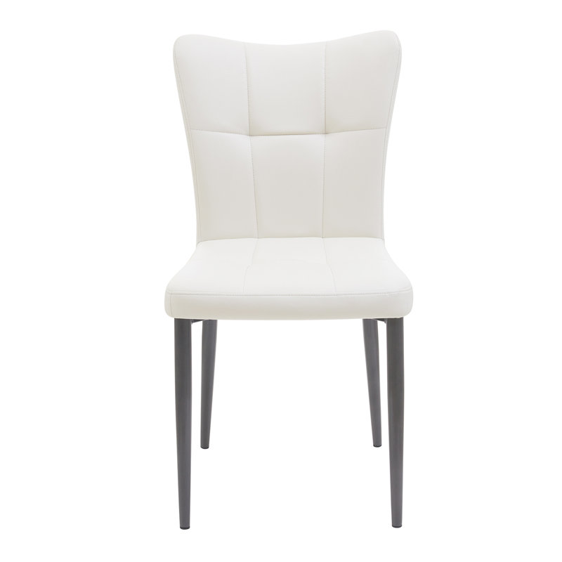 Ensemble de 2 chaises de salle à manger, Blanc