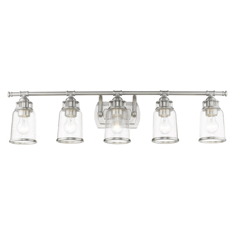 Derrick 5 - Light Dimmable Vanity Light, Brushed Nickel