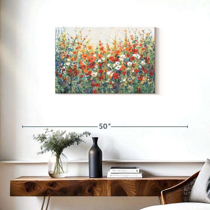 Garden In Bloom I Canvas Print, 30" H x 20" W x 1.25" D