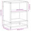 40cm W Metal Bedside Table-540651770-567732950