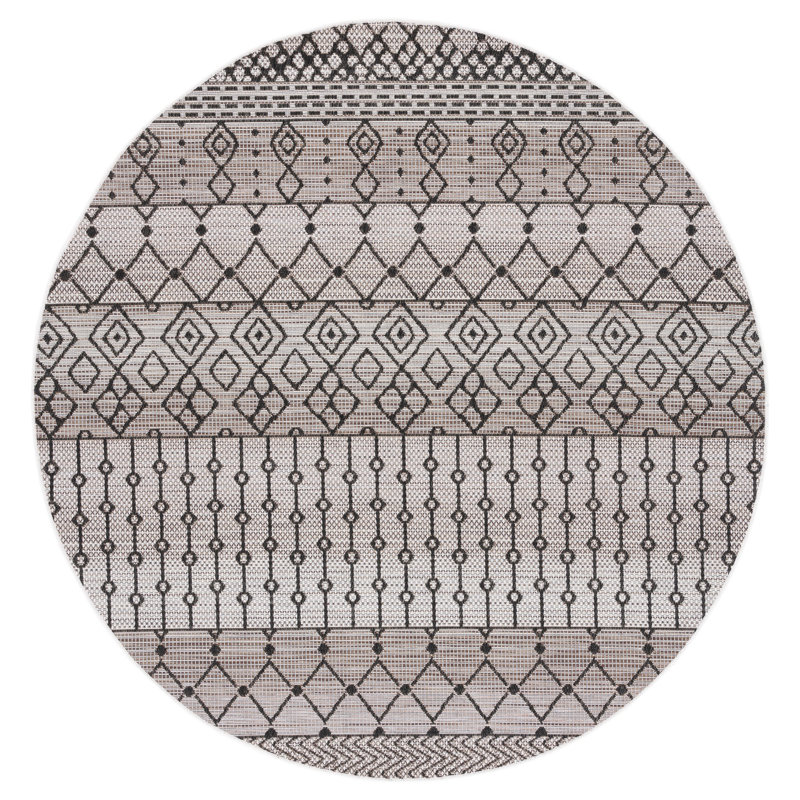 Tapis d'intérieur / extérieur Bounaga Performance, Rond 6 pi 7 po