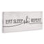 Art mural sur toile tendue Eat Sleep Ski-105434798-105434794