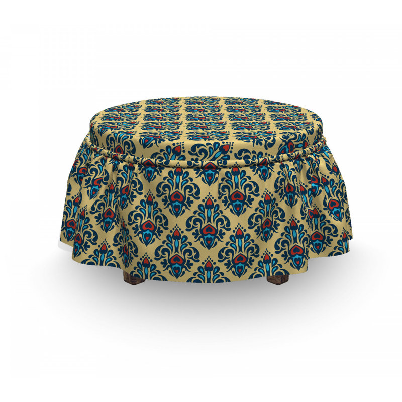Housse pour repose-pieds médiéval classic motifs