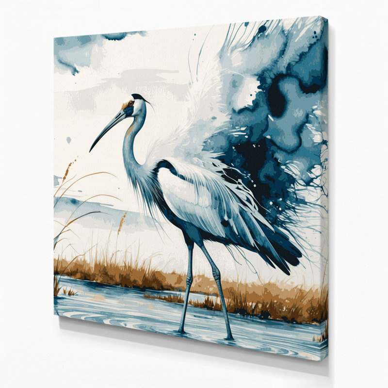 Art animalier sur toile beige, H 8 po x l 8 po