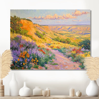 «Palo Duro Canyon Texas - Paysages», impression sur métal