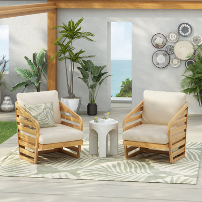 Fauteuils club avec coussins Ermadean