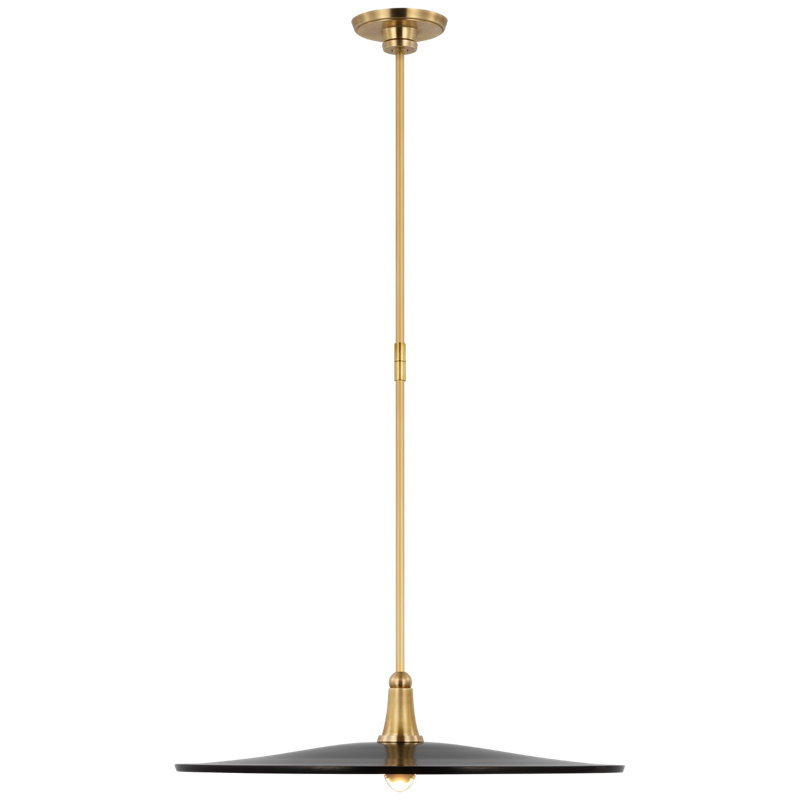 Truesdell 1 - Light LED Pendant, Bronze, Hand-Rubbed Antique Brass