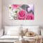 Harnek en fleurs rose clair-107990797