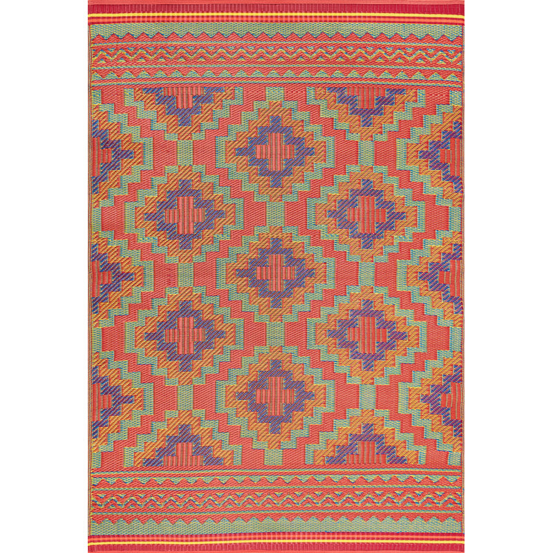 Arbab Indoor / Outdoor Rug, Rectangle 4' x 5'11"